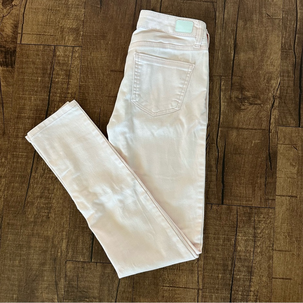 Light Pink Skinny Jeans Size 0